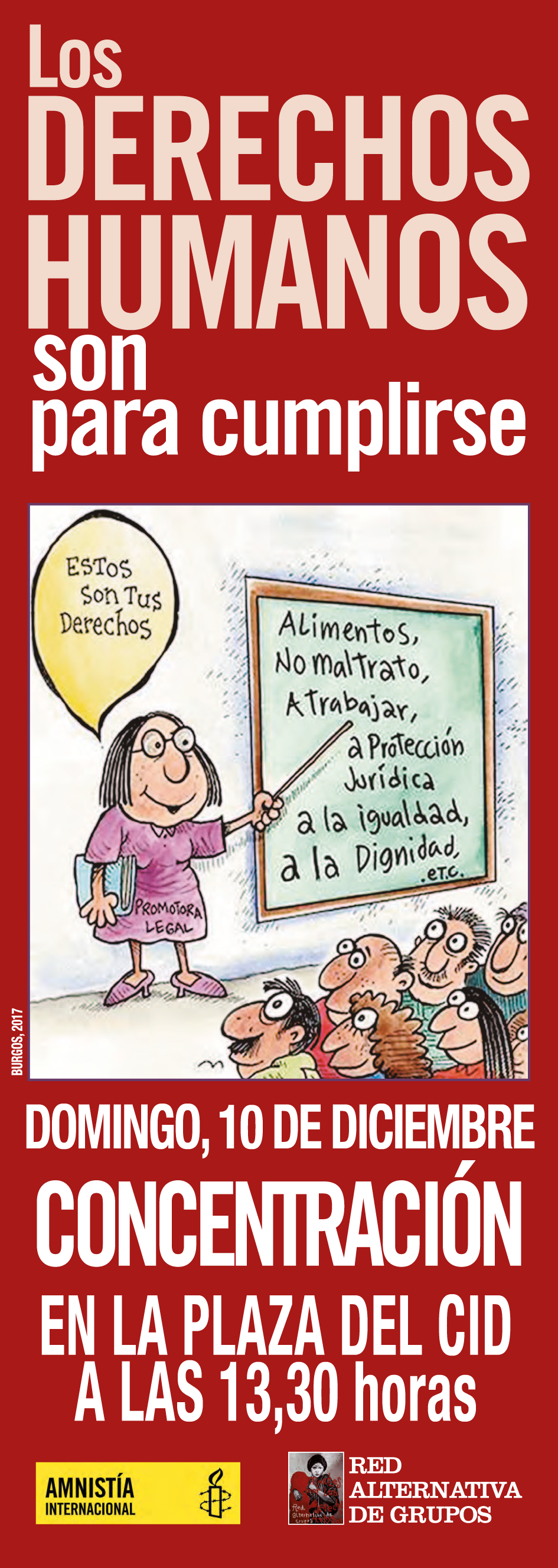Concentración por el 69 aniversario de la Declaración Universal de los ...