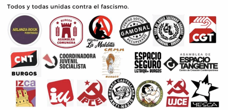 organizaciones antifascistas burgos