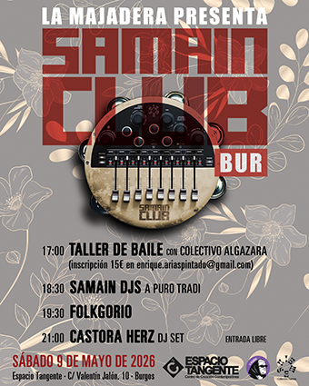 La Majadera presenta Samain Club. 09/05/2026.