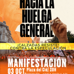 huelga general por la vivienda en burgos